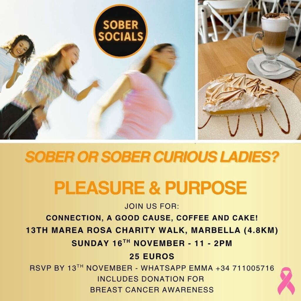 Pleasure & Purpose Sober Socials and Marea Rosa Walk November 2025