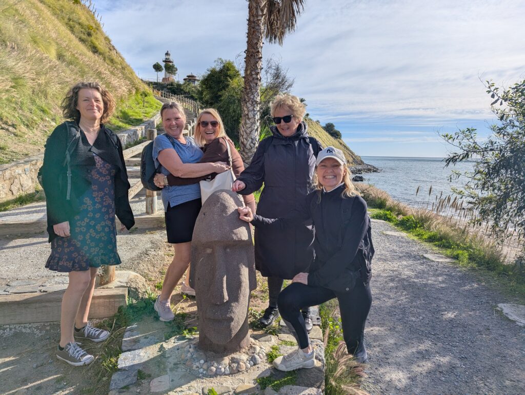 Sober Socials walk and swim Costa del Sol Spain sober curious mindful drinking
