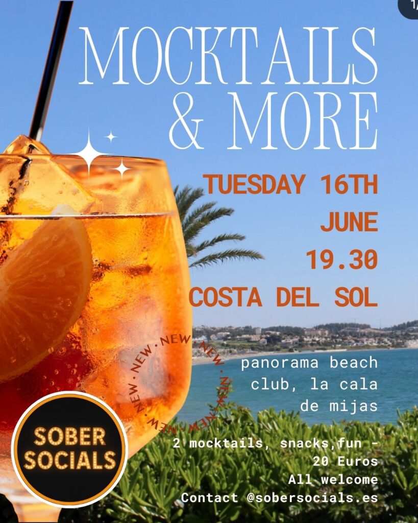 Mocktails and More - Sober Socials 16th June La Cala de Mijas Costa del Sol