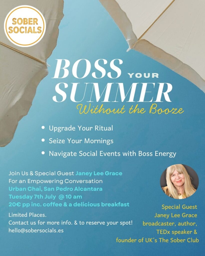 Sober Socials Boss Your Summer with Janey Lee Grace Spain